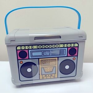 NEW! Target Bullseye Playground Boombox Retro Drink Storage Cooler